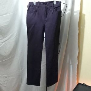 Gloria Vanderbilt purple denim size 4p